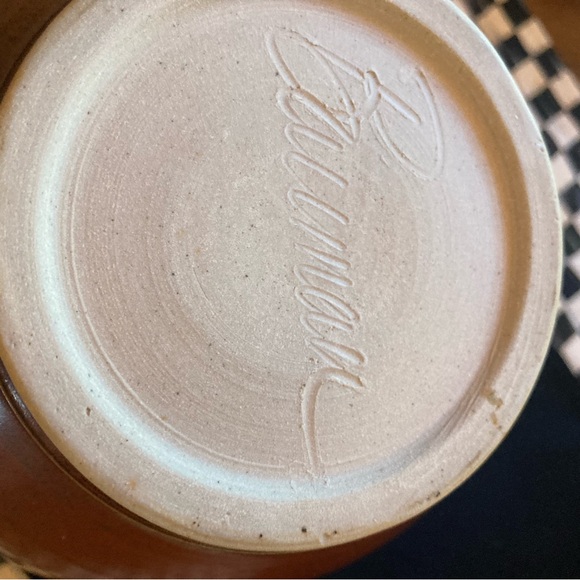 John Bauman famous retired clay pottery gorgeous Fall centerpiece 16x16. $149 - Picture 4 of 4